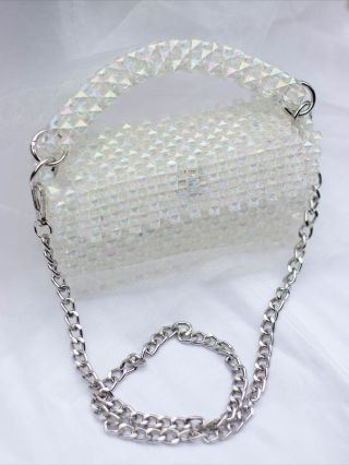 ✨PRODÁNO✨ 🌈 Kabelka Rainbow 🌈 Tahle kráska je ručně vyrobená z téměř 1000ks korálků o velikosti 10 mm. Každý jeden kousek...